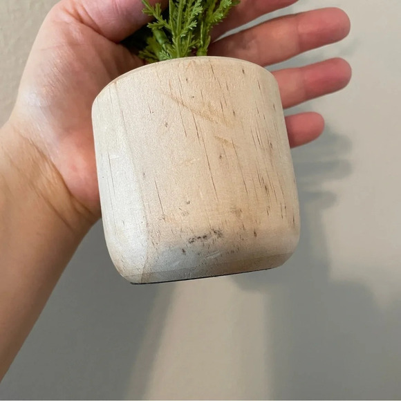 Threshold faux Lemon cypress arrangement mini Christmas tree boho farmhouse - Picture 3 of 3